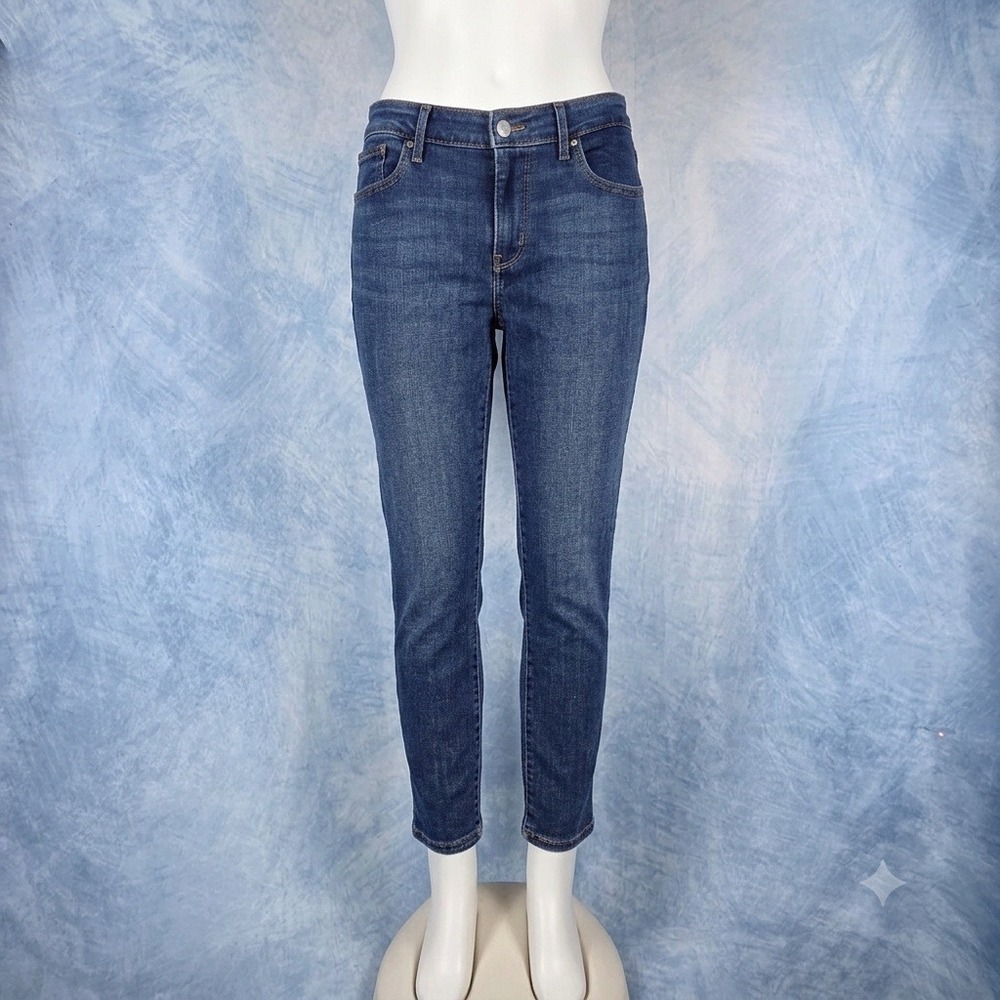 Levis 712 Slim Jeans Womens 31 Dark Wash Denim Mid Rise Stretch Blue 18884-0062